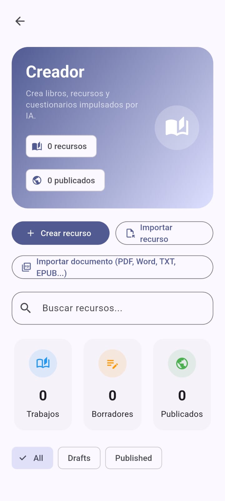 Pantalla del Creador de LeyThra